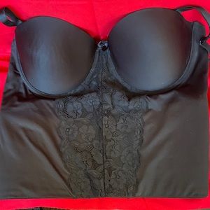 Convertible black bra w/removable straps. Sz 38C